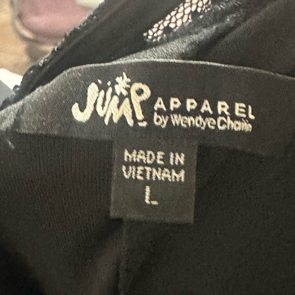 jump apparel black sequent lace dress (v shaped back) - Picture 3 of 3